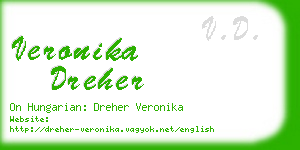 veronika dreher business card